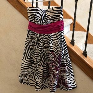 Zebra Print Dress